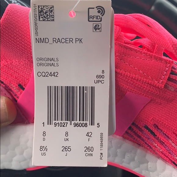 NEW adidas NMD Racer PK Primeknit CQ2442 BOOST - Picture 7 of 7